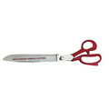 16" Ceremonial Scissors, Red PVC Handle